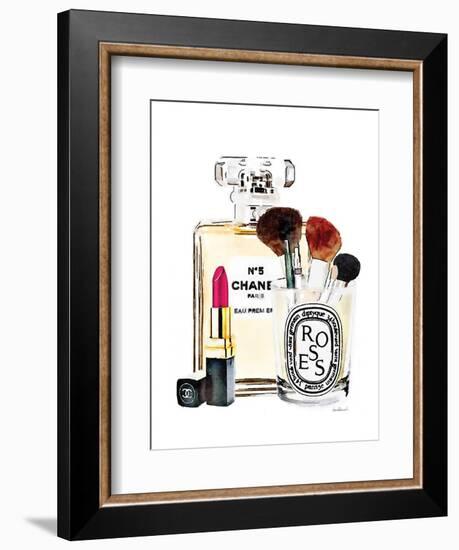 Dark Pink Makeup Station-Amanda Greenwood-Framed Premium Giclee Print