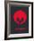 Dark Red Porcupine Multilingual Poster-NaxArt-Framed Art Print