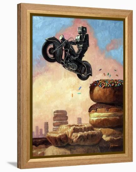 Dark Rider Again-Eric Joyner-Framed Premier Image Canvas