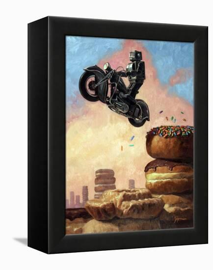 Dark Rider Again-Eric Joyner-Framed Premier Image Canvas