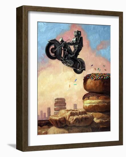 Dark Rider Again-Eric Joyner-Framed Giclee Print