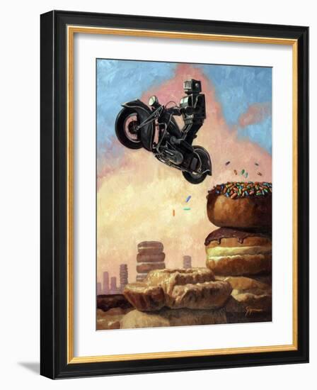 Dark Rider Again-Eric Joyner-Framed Giclee Print