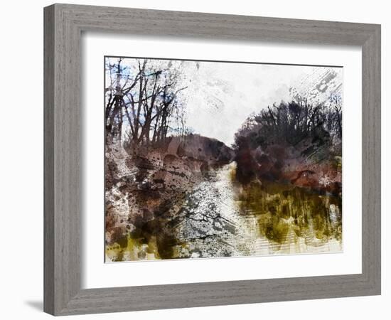 Dark Stream-Chamira Young-Framed Art Print