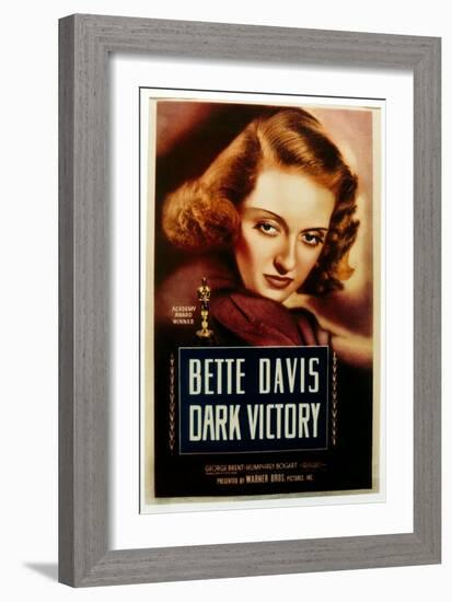 Dark Victory, Bette Davis, 1939-null-Framed Art Print