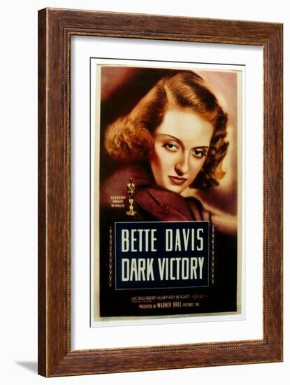 Dark Victory, Bette Davis, 1939-null-Framed Art Print