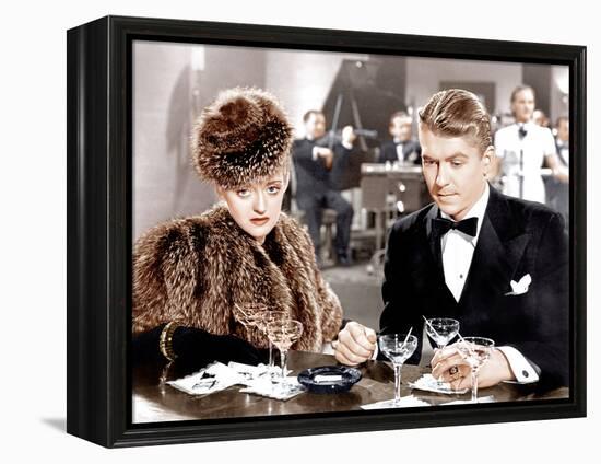 DARK VICTORY, from left: Bette Davis, Ronald Reagan, 1939-null-Framed Stretched Canvas