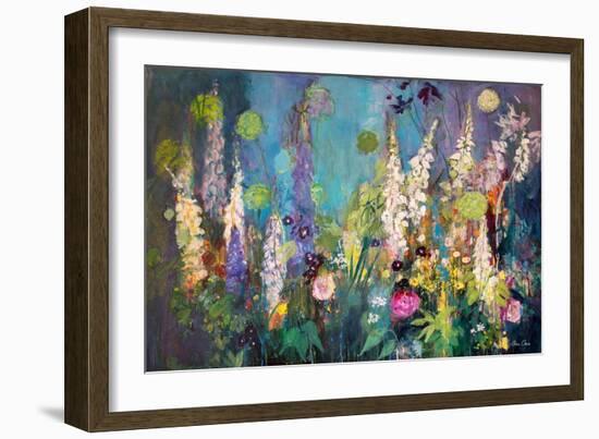 Darkening Garden, Chelsea, 2019 (Acrylic)-Ann Oram-Framed Giclee Print