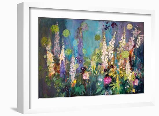 Darkening Garden, Chelsea, 2019 (Acrylic)-Ann Oram-Framed Giclee Print