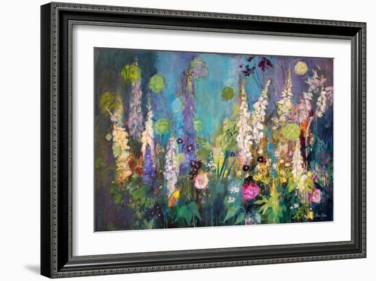 Darkening Garden, Chelsea, 2019 (Acrylic)-Ann Oram-Framed Giclee Print