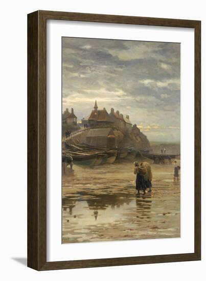 Darkness Falls from the Wings of Night, 1886-Robert Jobling-Framed Giclee Print