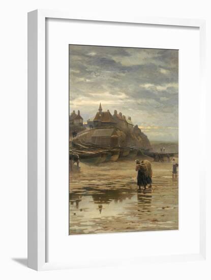 Darkness Falls from the Wings of Night, 1886-Robert Jobling-Framed Giclee Print