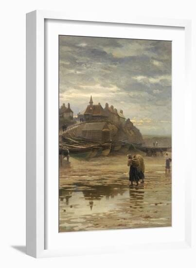 Darkness Falls from the Wings of Night, 1886-Robert Jobling-Framed Giclee Print