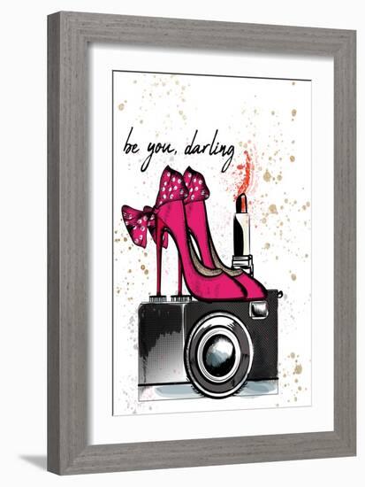 Darling 1-Kimberly Allen-Framed Art Print