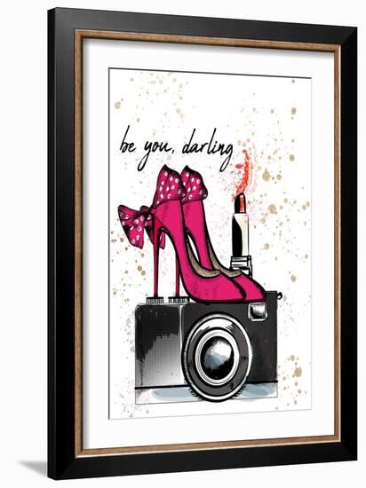Darling 1-Kimberly Allen-Framed Art Print