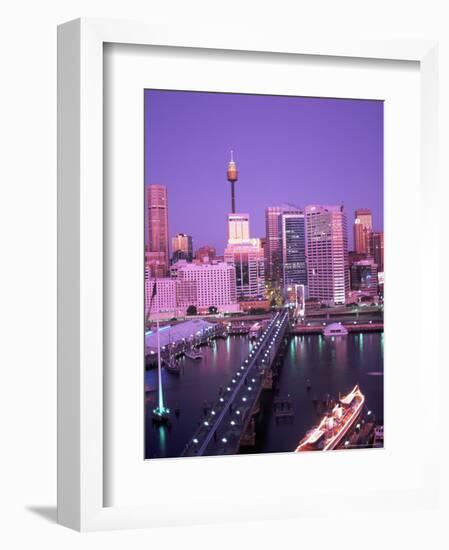 Darling Harbour, Sydney, Australia-Peter Adams-Framed Photographic Print