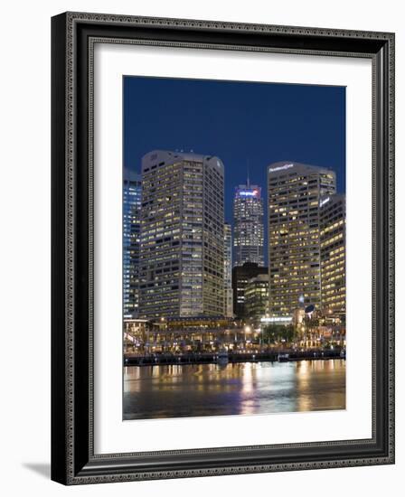 Darling Harbour, Sydney, New South Wales, Australia-Sergio Pitamitz-Framed Photographic Print