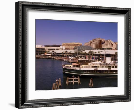 Darling Harbour, Sydney, New South Wales, Australia-Sergio Pitamitz-Framed Photographic Print