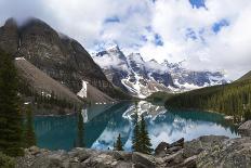 Moraine Lake, a Glacially-Fed Lake in Banff National Park, Alberta, Canada, Situated in the Valley-darrenmbaker-Framed Photographic Print