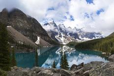 Moraine Lake, a Glacially-Fed Lake in Banff National Park, Alberta, Canada, Situated in the Valley-darrenmbaker-Framed Premier Image Canvas