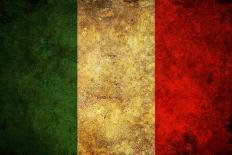 Grunge Italy Flag-darrenwhi-Art Print