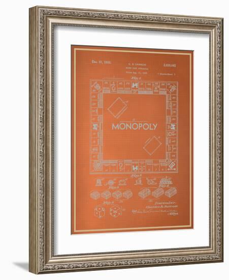 Darrow Monopoly Blueprint-null-Framed Art Print