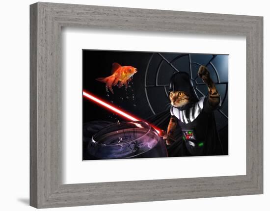 Darth Sushi-null-Framed Art Print