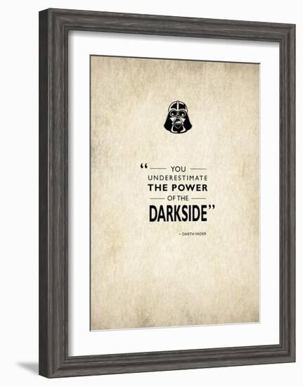 Darth Vader-Mark Rogan-Framed Giclee Print