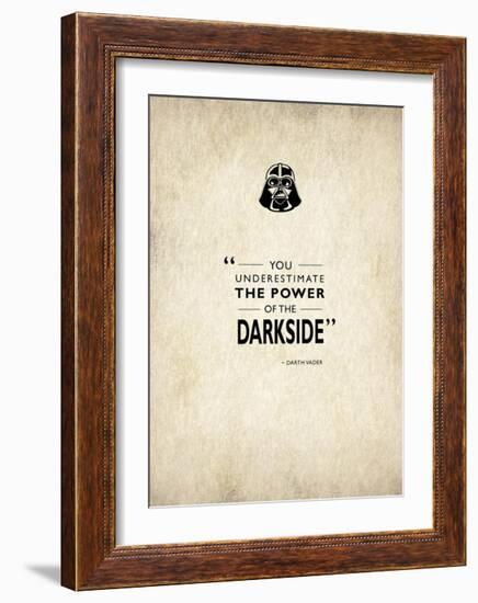 Darth Vader-Mark Rogan-Framed Giclee Print