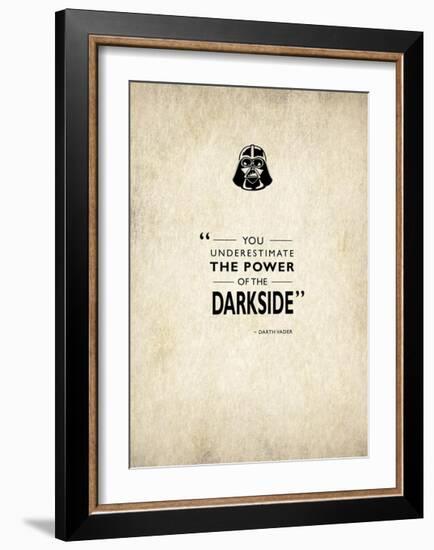 Darth Vader-Mark Rogan-Framed Giclee Print