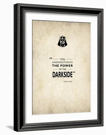 Darth Vader-Mark Rogan-Framed Giclee Print