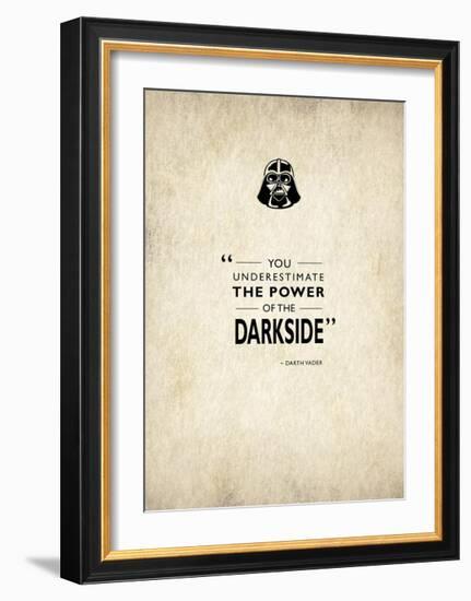 Darth Vader-Mark Rogan-Framed Giclee Print