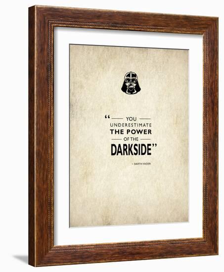 Darth Vader-Mark Rogan-Framed Art Print