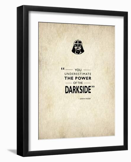 Darth Vader-Mark Rogan-Framed Art Print