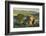 Dartmoor Moorland and Countryside in Summer Time, Saddle Tor, Dartmoor, Devon, England. July-Adam Burton-Framed Photographic Print