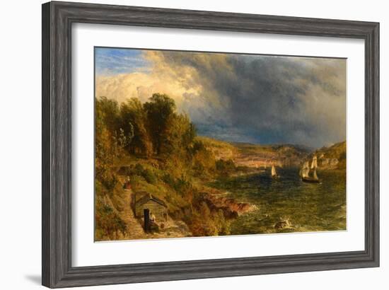 Dartmouth from St. Petrox Churchyard, 1852-Henry Dawson-Framed Giclee Print