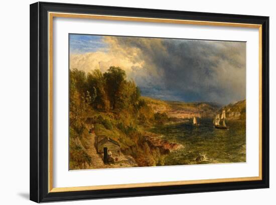 Dartmouth from St. Petrox Churchyard, 1852-Henry Dawson-Framed Giclee Print