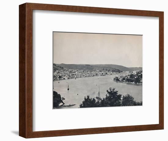 'Dartmouth - General View, Showing the Britannia Floating Naval College', 1895-Unknown-Framed Photographic Print