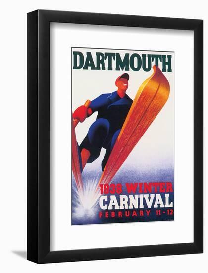 Dartmouthm, Winter Carnival, c.1938-null-Framed Art Print