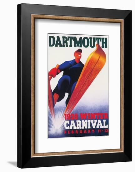 Dartmouthm, Winter Carnival, c.1938-null-Framed Art Print