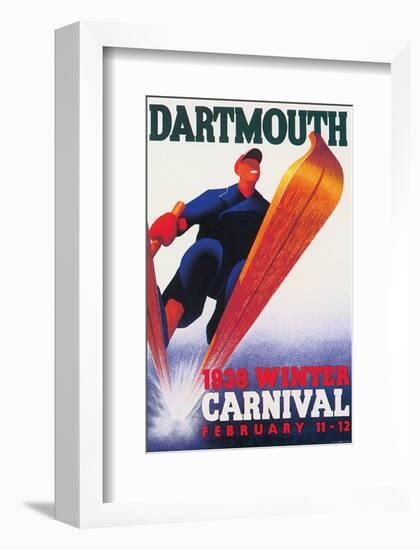 Dartmouthm, Winter Carnival, c.1938-null-Framed Art Print