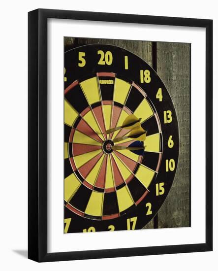 Darts and Dartboard-null-Framed Photographic Print