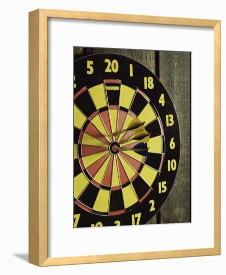 Darts and Dartboard-null-Framed Photographic Print