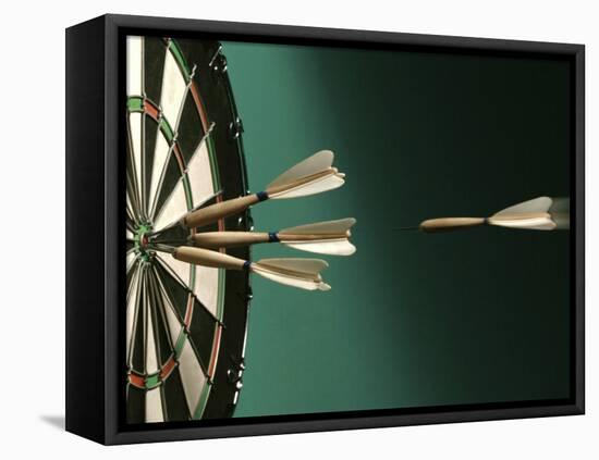 Darts and Target-null-Framed Premier Image Canvas