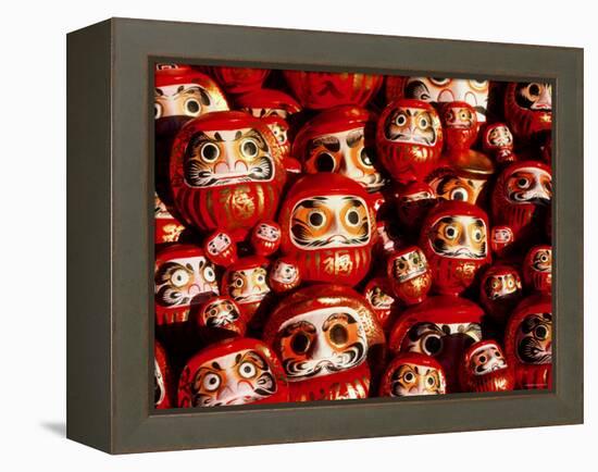 Daruma-Doll Fair, Kawagoe, Saitama, Japan-null-Framed Premier Image Canvas