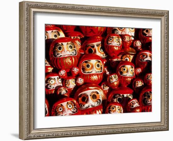 Daruma-Doll Fair, Kawagoe, Saitama, Japan-null-Framed Photographic Print