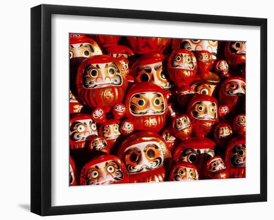 Daruma-Doll Fair, Kawagoe, Saitama, Japan-null-Framed Photographic Print