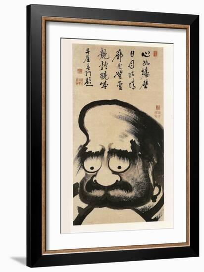 Daruma-Zu (Giant Daruma)-Ito Jakuchu-Framed Giclee Print