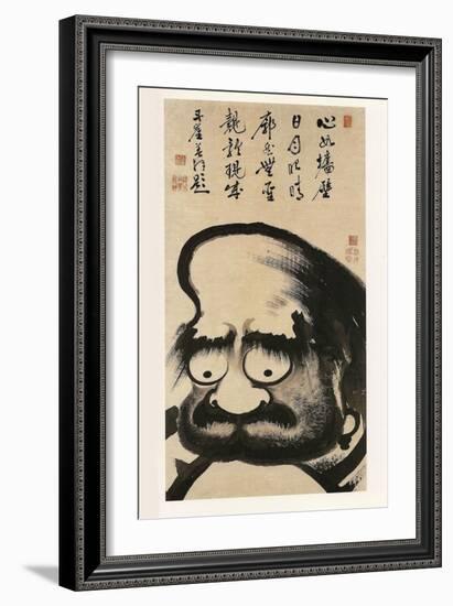 Daruma-Zu (Giant Daruma)-Ito Jakuchu-Framed Giclee Print