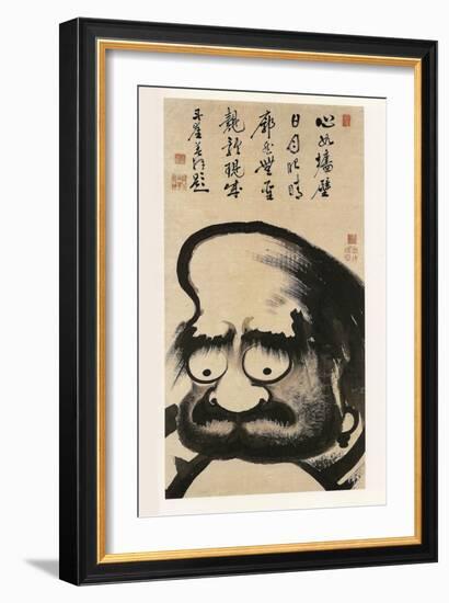 Daruma-Zu (Giant Daruma)-Ito Jakuchu-Framed Giclee Print