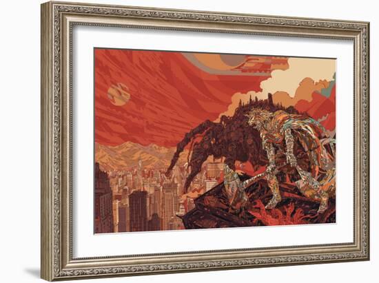 Darvaza-HR-FM-Framed Art Print